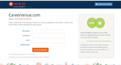 Desktop Screenshot of careervenue.com